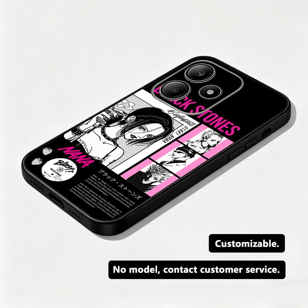 Xiaomi Redmi Note 13 - غطاء هاتف بتصميم أنمي أنيق للفتيات