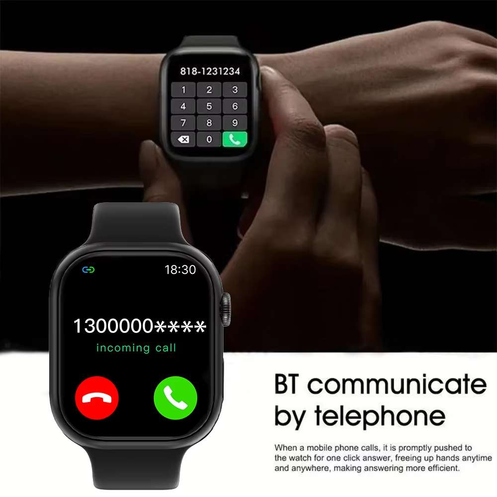 ساعة ذكية LAXASFIT بشاشة عالية - مراجعة Smartwatch Custom وسعره
