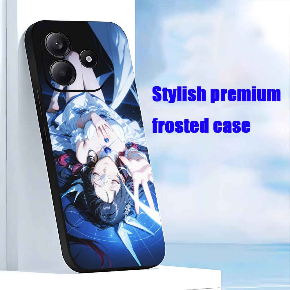 غطاء هاتف ناعم أسود بتصميم شخص - مراجعة Xiaomi Redmi Note 13 وسعره